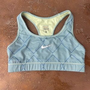 Teal Nike sports bra sz s